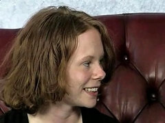 German Chubby Redhead Jasmin Gets Her Ass Fucked On A Couch